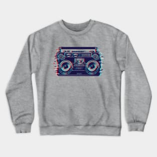 Radical 80s Boombox Crewneck Sweatshirt